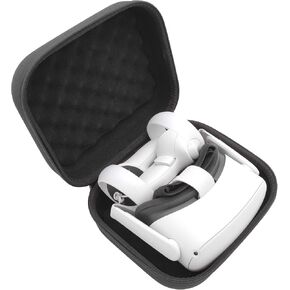 CASEMATIX Mighty and Compact Slim Hard Shell VR Headset Case Compatible with Meta Quest 3S and Quest 3 VR Headset and Accessories, Not Compatible with Elite Strap in Kuwait