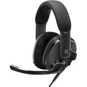 EPOS H3 Closed Acoustic Gaming Headset with Noise-Cancelling Microphone - Plug & Play Audio - Around The Ear - Adjustable, Ergonomic - for PC, Mac, PS4, PS5, Switch, Xbox - Onyx Black in Saudi Arabia