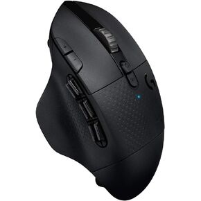 Logitech G604 LIGHTSPEED Gaming Mouse with 15 programmable controls, up to 240 hour battery life, dual wireless connectivity modes, hyper-fast scroll wheel - Black in Kuwait