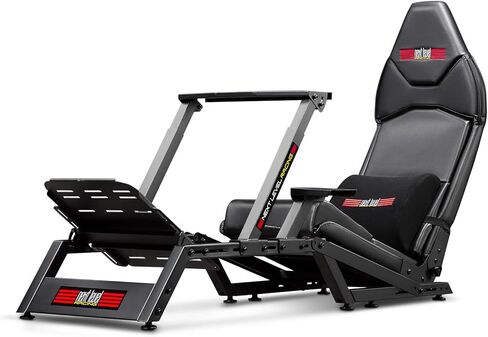 Next Level Racing F-GT Racing Simulator Cockpit. Formula and GT racing simulator cockpit compatible with Thrustmaster, Fanatec, Moza Racing on PC, Xbox and PS in Saudi Arabia