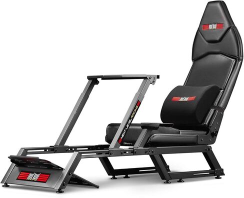 Next Level Racing F-GT Racing Simulator Cockpit. Formula and GT racing simulator cockpit compatible with Thrustmaster, Fanatec, Moza Racing on PC, Xbox and PS in Saudi Arabia