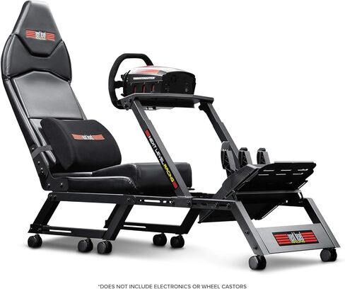 Next Level Racing F-GT Racing Simulator Cockpit. Formula and GT racing simulator cockpit compatible with Thrustmaster, Fanatec, Moza Racing on PC, Xbox and PS in Saudi Arabia