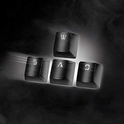 Qupei Metal Keycaps OEM(WASD Keys) FPS/MOBA for 60%/87/104/108 for MX Switches Mechanical Keyboard, Ultra-Thin FPS & MOBA Gaming Keyboard Caps for Cherry Mx Switch (Grey) in Saudi Arabia