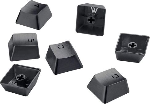 Qupei Metal Keycaps OEM(WASD Keys) FPS/MOBA for 60%/87/104/108 for MX Switches Mechanical Keyboard, Ultra-Thin FPS & MOBA Gaming Keyboard Caps for Cherry Mx Switch (Grey) in Saudi Arabia