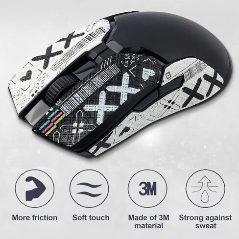 ملصق JOMKIZ Mouse المضاد للانزلاق مناسب لـ Razer Viper/Viper Ultimate، ذاتي اللصق، مقطوع مسبقًا، مقاوم للعرق، مجموعة ترقية الفئران الاحترافية، للاعبين والرياضيين الأكثر تطلبًا in Kuwait