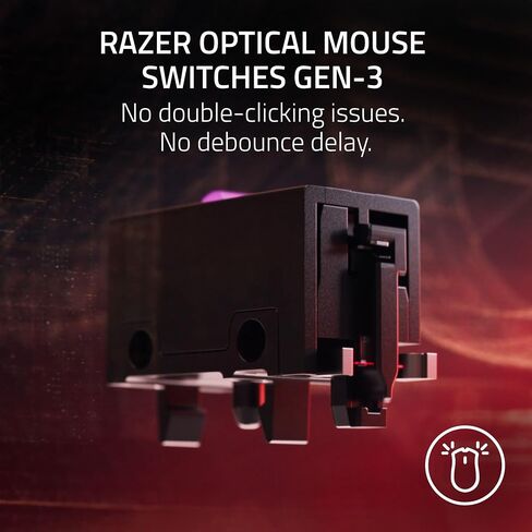 Razer Viper V2 Pro HyperSpeed Wireless Gaming Mouse: 58g Ultra Lightweight - Optical Switches Gen-3-30K DPI Optical Sensor w/On-Mouse Controls - 90 Hour Battery - USB Type C Cable Included - Black in Saudi Arabia