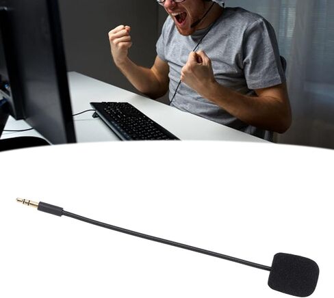 Universal 3.5mm Game Controller Microphone Replacement, Compatible with Most Gaming Headsets, Durable and Clear Voice in Saudi Arabia