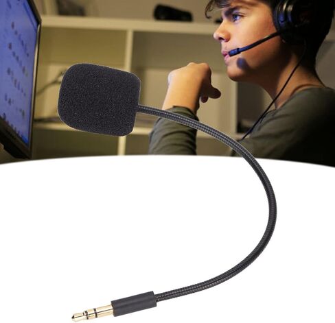 Universal 3.5mm Game Controller Microphone Replacement, Compatible with Most Gaming Headsets, Durable and Clear Voice in Saudi Arabia