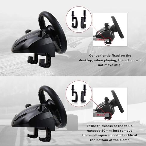 عجلة سباق الألعاب DOYO 1080° مع دواسات ومحول، عجلة قيادة للكمبيوتر الشخصي وXbox One وXbox Series 360 وPS4 وPS3 ونينتندو سويتش in Kuwait