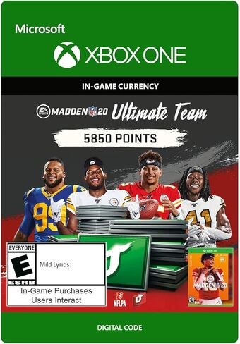 Madden NFL 20: MUT 1050 Madden Points Pack - [رمز لعبة الكمبيوتر عبر الإنترنت] in Saudi Arabia