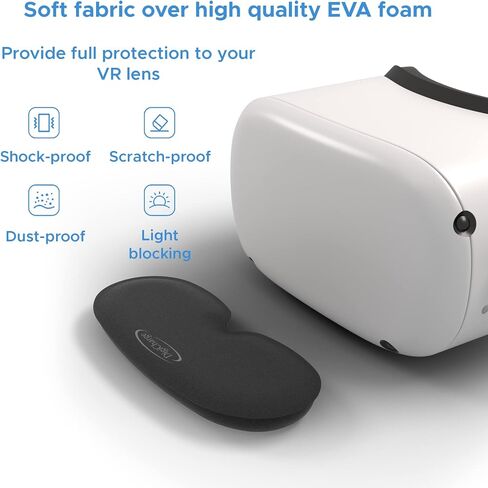 Digicharge VR Lens Cover Protector, Compatible with Meta Quest 2, Quest Pro, Oculus Quest, Rift S, Valve Index, Pico 4 and HP Reverb G2 (Classic), Premium Foam, Dust and Scratch Shield VR Lens Cap in Saudi Arabia