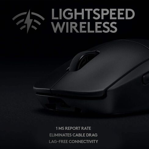 Logitech G PRO Wired Gaming Mouse, Hero 16K Sensor, 16000 DPI, RGB, Ultra Lightweight, 6 Programmable Buttons, On-Board Memory, Built for Esport, Compatible with PC/Mac - Black in Kuwait
