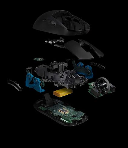 Logitech G PRO Wired Gaming Mouse, Hero 16K Sensor, 16000 DPI, RGB, Ultra Lightweight, 6 Programmable Buttons, On-Board Memory, Built for Esport, Compatible with PC/Mac - Black in Kuwait
