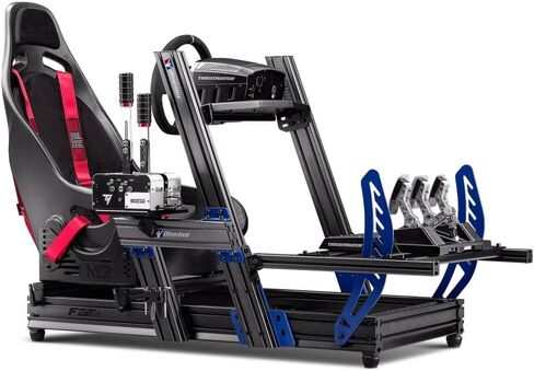 Next Level Racing F-GT Elite Formula and GT Aluminum Profile Simulator Cockpit iRacing Edition (NLR-E012) - PC in Saudi Arabia