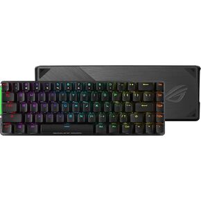 ASUS ROG Falchion NX 65% Wireless RGB Gaming Mechanical Keyboard | ROG NX Red Linear Switches, PBT Doubleshot Keycaps, Wired / 2.4G Hz, Touch Panel, Keyboard Cover Case, Macro Support,Black