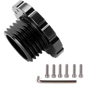 Steering Wheel Adapter for For Thrustmaster T500/T300/TS-PC/TX, Racing Game Club Car 70-74mm Steering Wheel Hub Adapter - Black in Kuwait