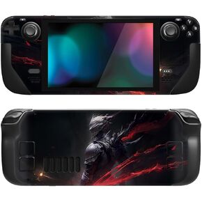 PlayVital Full Set Protective Skin Decal for Steam Deck LCD, Custom Stickers Vinyl Cover for Steam Deck OLED - Orange Star Universe in Saudi Arabia