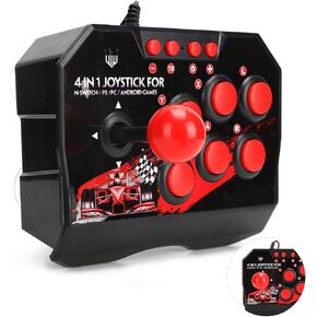 Tbest diy arcade stick joystick accessories for pc games fight sticks p ms pac man game controller usb ps5 4 in 1 switch saitek controle in Saudi Arabia