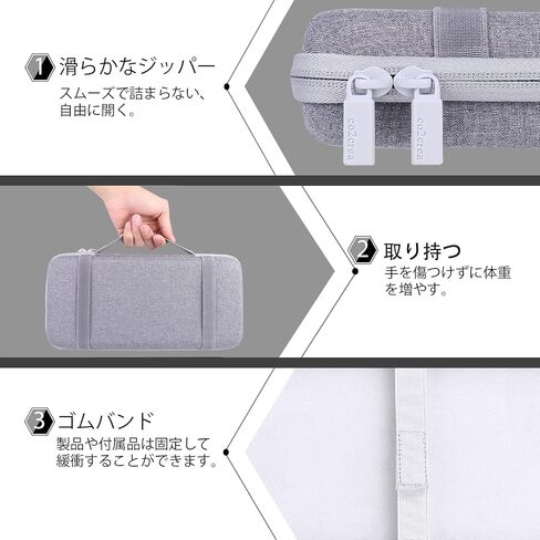 co2CREA Hard Travel Case Replacement for RK Royal KLUDGE RK61 / RK61 Pro Wireless Bluetooth Wired 60% Mechanical Gaming Keyboard in Saudi Arabia