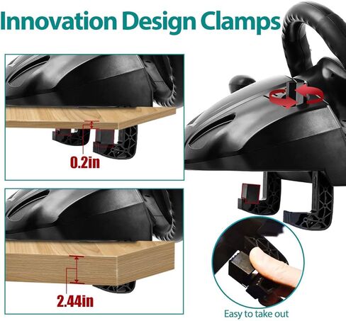 DOYO PC Racing Wheel, XBOX 360 Steering Wheel, 270 Degree Driving Force Sim Gaming Steering Wheel with Responsive Gear and Pedals for Racing Game PC/PS3/PS4/XBOX ONE/XBOX 360/Nintendo Switch/Android in Kuwait