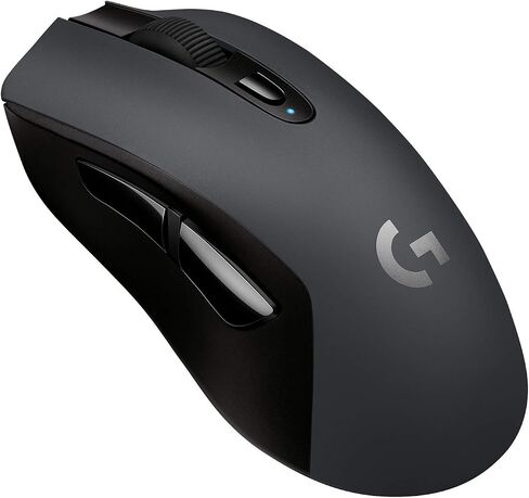 Logitech G603 Lightspeed Wireless Gaming Mouse, Hero Sensor, 12000 DPI, Lightweight, 6 Programmable Buttons, 500h Battery Life, On-Board Memory, PC/Mac - Black in Kuwait