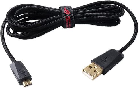 هيون كابل شحن مايكرو USB متوافق مع ماوس الالعاب البصري اسوس P501 روج جلاديوس II G2 سباثا in Saudi Arabia
