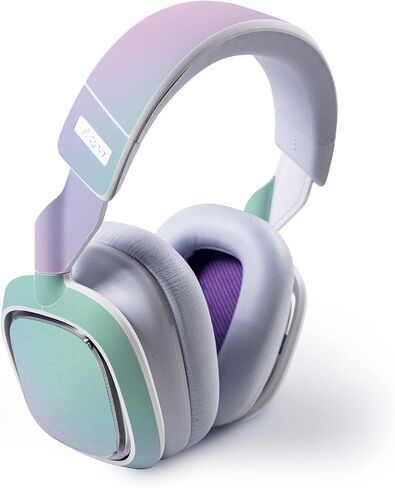 MightySkins Skin Compatible with Astro A30 Wireless Gaming Headset - Cotton Candy | Protective, Durable, and Unique Vinyl Decal wrap Cover | Easy to Apply, Remove, and Change Styles | Made in The USA in Saudi Arabia