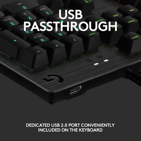 Logitech G513 Carbon LIGHTSYNC RGB Mechanical Gaming Keyboard with GX Brown Switches - Tactile in Saudi Arabia