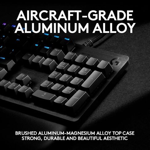 Logitech G513 Carbon LIGHTSYNC RGB Mechanical Gaming Keyboard with GX Brown Switches - Tactile in Saudi Arabia