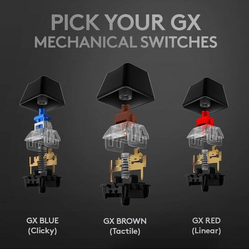 Logitech G513 Carbon LIGHTSYNC RGB Mechanical Gaming Keyboard with GX Brown Switches - Tactile in Kuwait