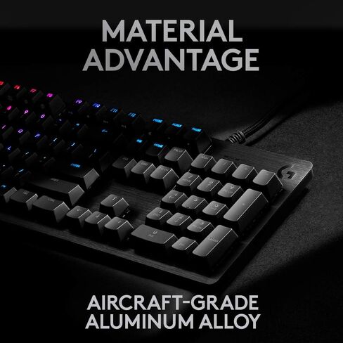 Logitech G513 Carbon LIGHTSYNC RGB Mechanical Gaming Keyboard with GX Brown Switches - Tactile in Kuwait