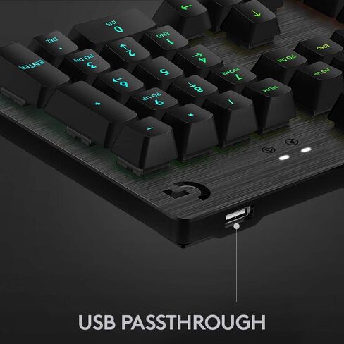 Logitech G513 Carbon LIGHTSYNC RGB Mechanical Gaming Keyboard with GX Brown Switches - Tactile in Kuwait