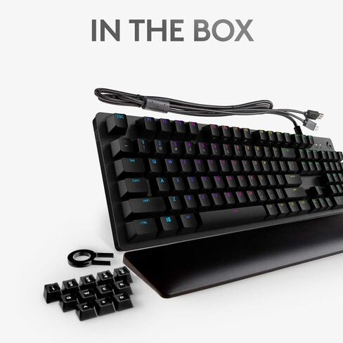 Logitech G513 Carbon LIGHTSYNC RGB Mechanical Gaming Keyboard with GX Brown Switches - Tactile in Kuwait