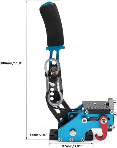 Htostar Racing PC Racing Game USB Handbrake، USB Handbrake متوافق مع G27 G25 G29 G920 T500 T300 (بدون مشبك خارجي) in Saudi Arabia