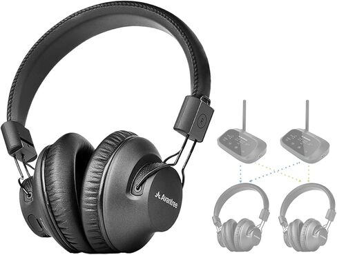 Avantree Shift-Extra - Add-On 2.4G RF Wireless Headphones Shift Multiple Device Listening System, Add up to 100 Headphones with Superb Sound, EQ Adjustments, and No Lip-Sync Delays in Saudi Arabia