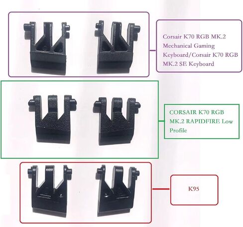 Replacement Tilt Leg for Corsair K95 RGB Platinum Mechanical Gaming Keyboard (K95) in Saudi Arabia