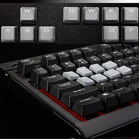 قبعات مفاتيح بإضاءة خلفية HUYUN HUYUN FPS لمفاتيح كروساير للألعاب مفتاح MX الكرز! (رمادي) in Kuwait