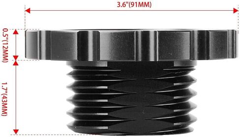 Steering Wheel Adapter for For Thrustmaster T500/T300/TS-PC/TX, Racing Game Club Car 70-74mm Steering Wheel Hub Adapter - Black in Saudi Arabia