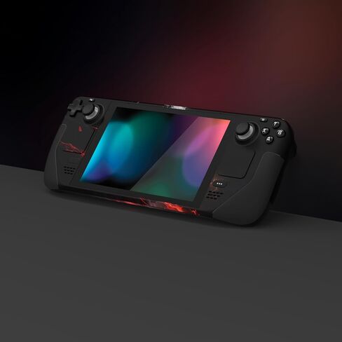 مجموعة PlayVital الكاملة لملصقات الجلد الواقية لشاشة Steam Deck LCD، ملصقات مخصصة غطاء الفينيل لـ Steam Deck OLED - Orange Star Universe in Kuwait