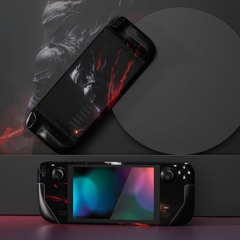 مجموعة PlayVital الكاملة لملصقات الجلد الواقية لشاشة Steam Deck LCD، ملصقات مخصصة غطاء الفينيل لـ Steam Deck OLED - Orange Star Universe in Kuwait