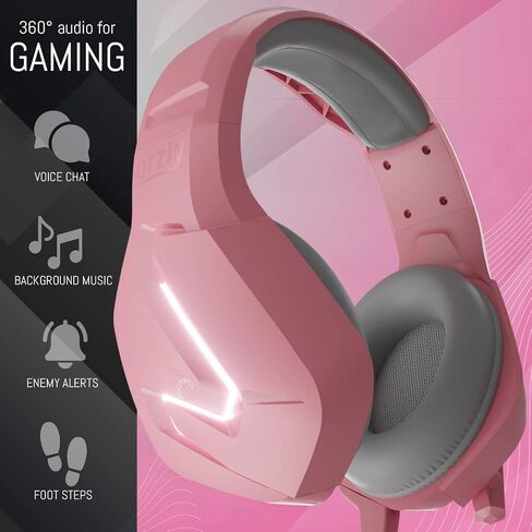 Orzly Gaming Headset (Green) for PC and Gaming Consoles PS5, PS4, Xbox Series X | S, Xbox ONE, Nintendo Switch & Google Stadia Stereo Sound with Noise Cancelling mic - Hornet RXH-20 Sagano Edition in Kuwait