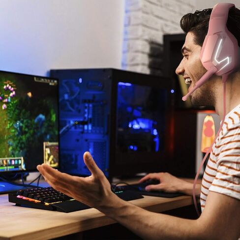 Orzly Gaming Headset (Green) for PC and Gaming Consoles PS5, PS4, Xbox Series X | S, Xbox ONE, Nintendo Switch & Google Stadia Stereo Sound with Noise Cancelling mic - Hornet RXH-20 Sagano Edition in Kuwait