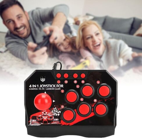 Tbest diy arcade stick joystick accessories for pc games fight sticks p ms pac man game controller usb ps5 4 in 1 switch saitek controle in Saudi Arabia