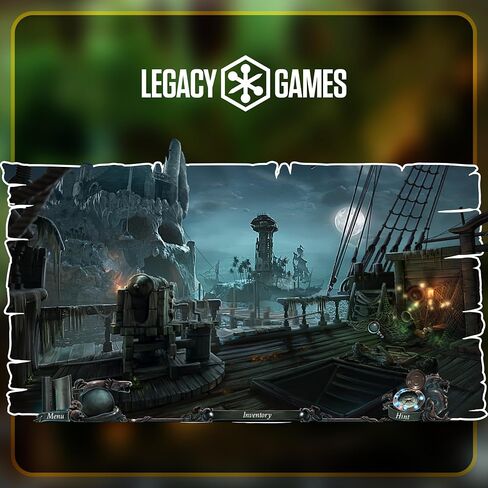 ألعاب Legacy Games المذهلة للأشياء المخفية للكمبيوتر الشخصي: Nightmares from the Deep (3 حزمة ألعاب) - قرص DVD للكمبيوتر الشخصي مع رموز التنزيل الرقمية in Kuwait