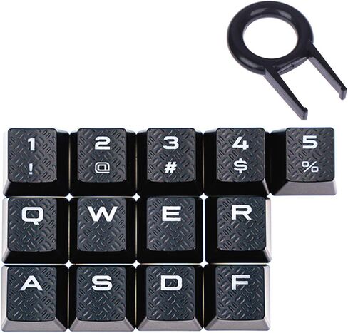 13 Keys Non-Slip Backlit keycaps Gaming Performance FPS MOBA Key Caps OEM Profile for Corsair K70 RGB K95 K65 K68 K63 K100 Mechanical Gaming Keyboards DIY Replace (Black) in Saudi Arabia