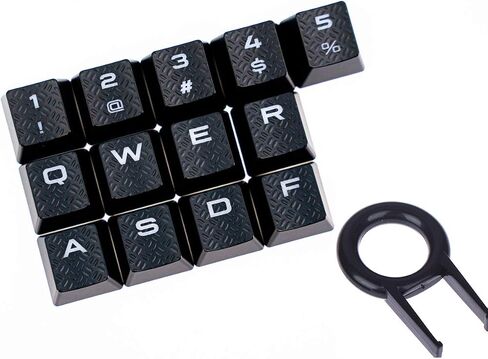 13 Keys Non-Slip Backlit keycaps Gaming Performance FPS MOBA Key Caps OEM Profile for Corsair K70 RGB K95 K65 K68 K63 K100 Mechanical Gaming Keyboards DIY Replace (Black) in Saudi Arabia