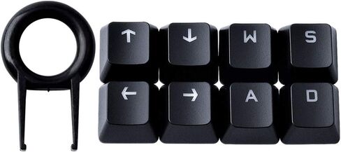 HUYUN FPS & MOBA Performance Gaming Radian Backlit Keycaps Replacement for Cherry MX Razer Corsair Logitech G610 G710 Gaming Mechanical Keyboard(QWERASD12345) in Kuwait