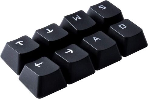 HUYUN FPS & MOBA Performance Gaming Radian Backlit Keycaps Replacement for Cherry MX Razer Corsair Logitech G610 G710 Gaming Mechanical Keyboard(QWERASD12345) in Kuwait