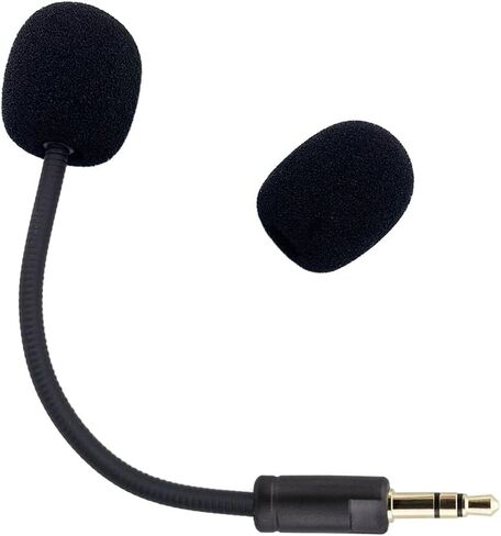 Electra V2 Mic Replacement, Replaceable 3.5mm Game Microphone Gooseneck Mic Boom for Razer Electra V2 USB 7.1 Surround Sound Gaming PS4 Xbox One Nintendo Switch Computer PC Headphones Headsets in Kuwait