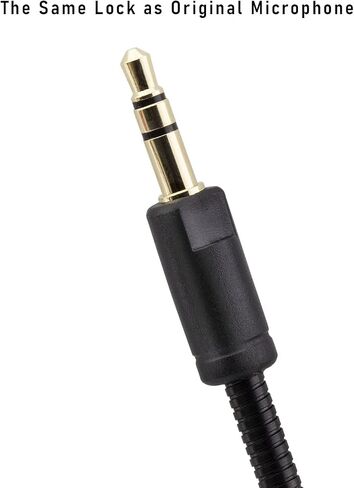 Electra V2 Mic Replacement, Replaceable 3.5mm Game Microphone Gooseneck Mic Boom for Razer Electra V2 USB 7.1 Surround Sound Gaming PS4 Xbox One Nintendo Switch Computer PC Headphones Headsets in Kuwait